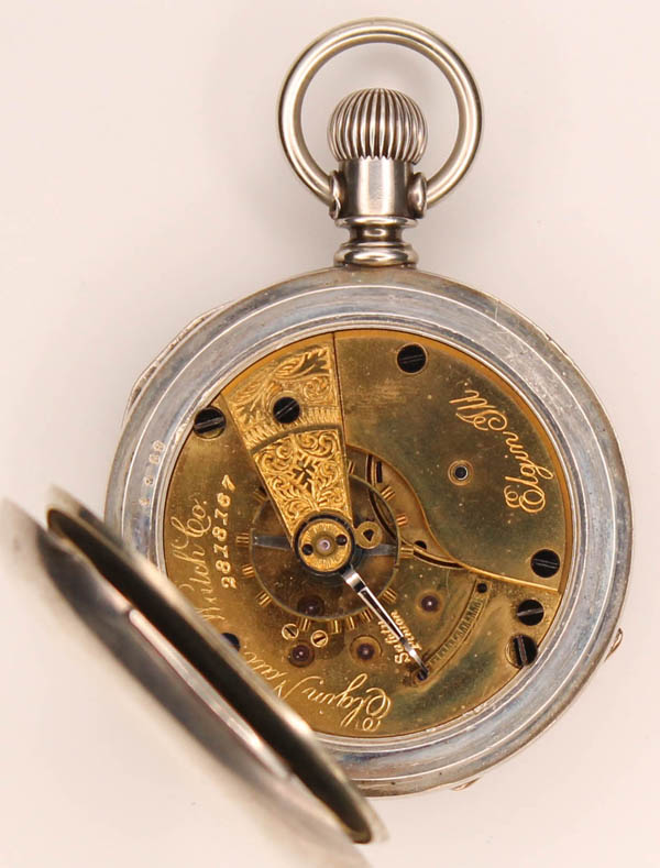 Elgin pocket watch roman numerals clearance